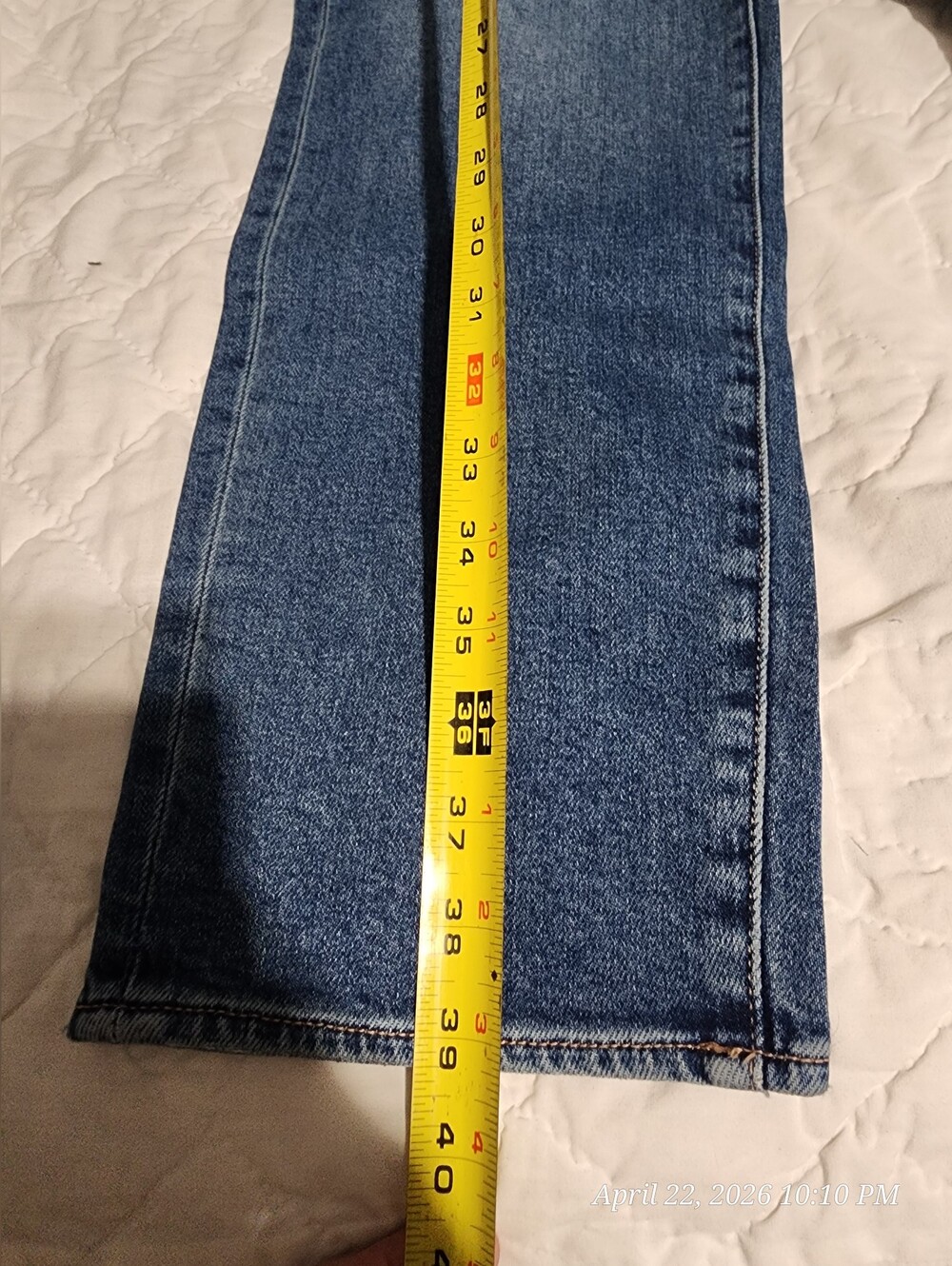 **NWT** Rene High Rise Straight Jean 32 - Picture 13 of 14